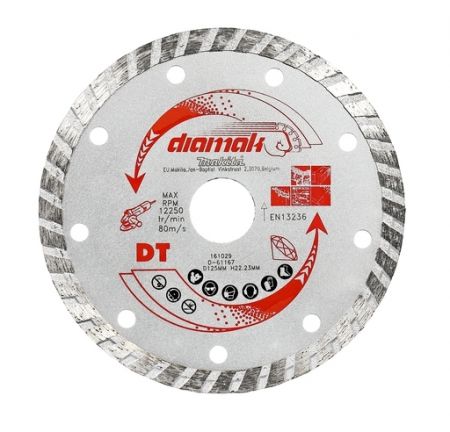 Makita D-61167 Diamantschijf 125x22,2mm turbo 