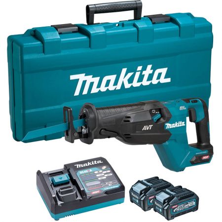 Makita Reciprozaag JR002GM201 XGT 40V Max Li-Ion accu (2x 4,0Ah) in koffer+ 3 jaar dealer garantie!