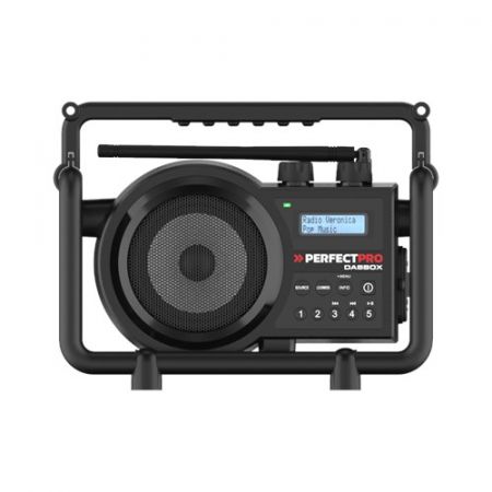 PerfectPro Bouwradio DBX3 - DABBOX FM RDS - DAB+ Bluetooth AUX-in